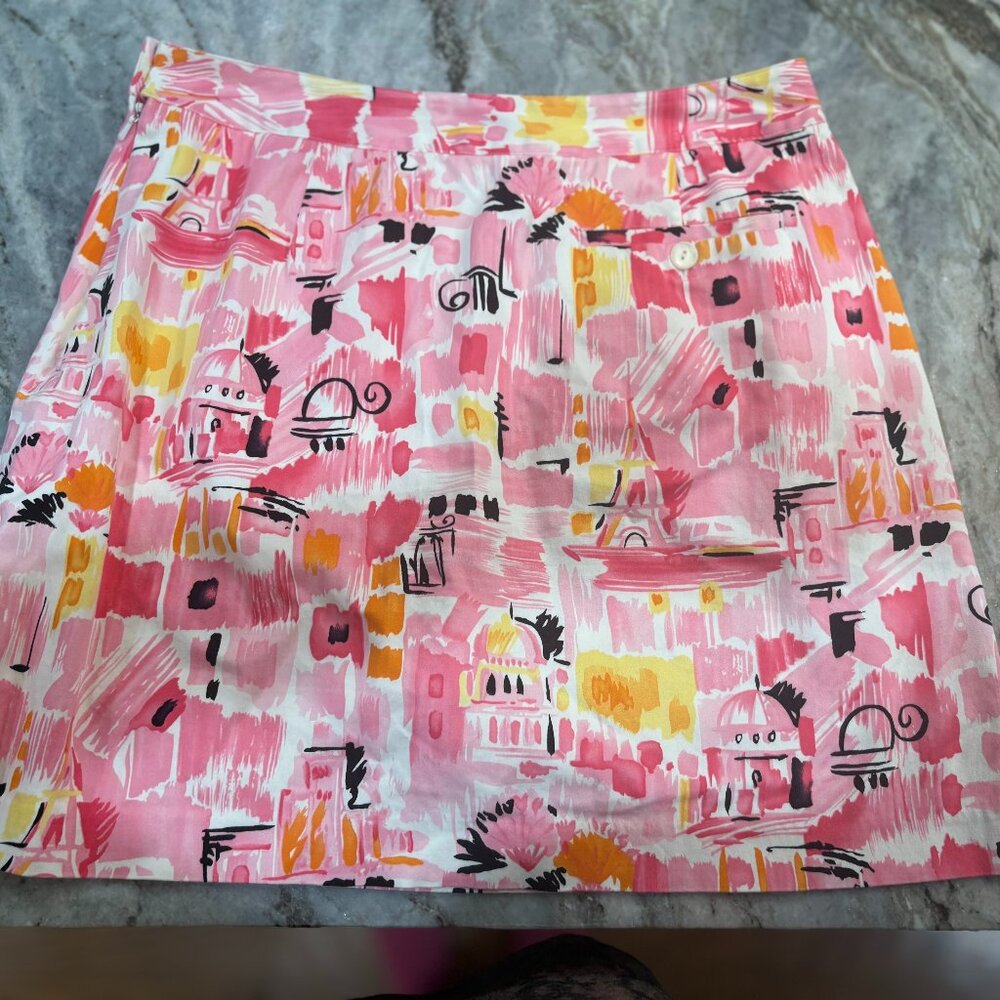Peck & Peck Women's Multi-Color Golf/Tennis Skirt- Size 10